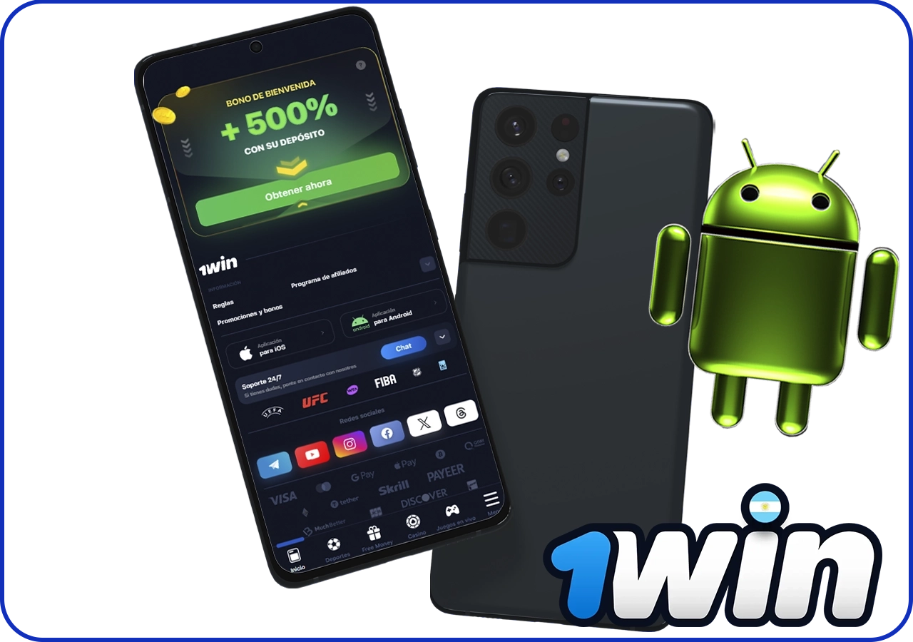 Cómo descargar la aplicación móvil 1Win para Android, paso 2